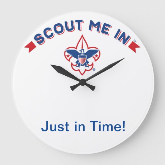 Boy Scouts of America Acrylic Wall Clock Große Wanduhr (Vorderseite)