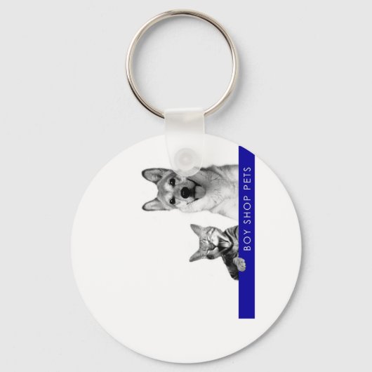Boy Shop Pets Diskographie Runder Schlüsselanhänge Schlüsselanhänger (Vorderseite)