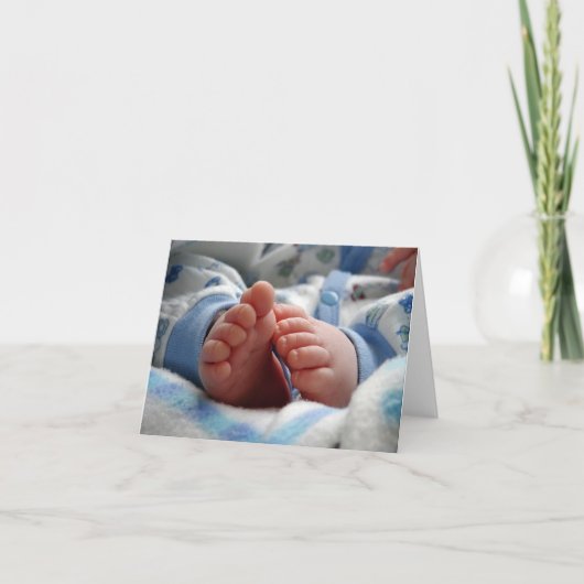 Boy Shower Karte (Vorderseite)