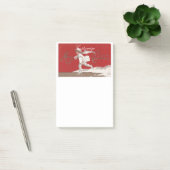 Boy Skaten Vintag Thunder_Cove Post-it Klebezettel (Büro)