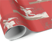 Boy Skaten Vintag Thunder_Cove Weihnachten Geschenkpapier (Rolleneckpunkt)