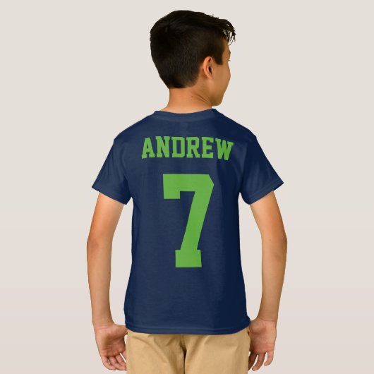 Boy Soccer Birthday Party T - Shirt (Schwarz voll)