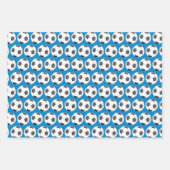Boy Soccer Field Geschenkpapier Set (Vorderseite 2)