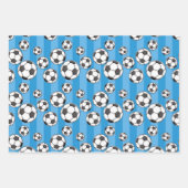 Boy Soccer Field Geschenkpapier Set (Vorderseite)