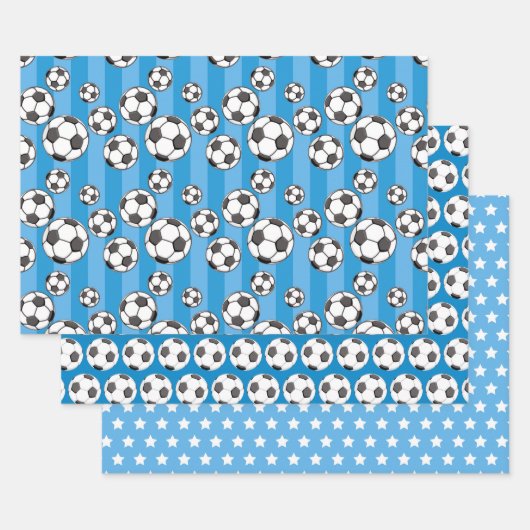 Boy Soccer Field Geschenkpapier Set (Set)