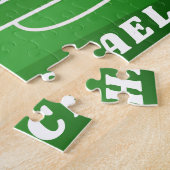 Boy Soccer Player Field Illustration & Kids Name Puzzle (Seite)