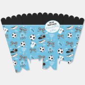 Boy Soccer Player Geburtstagsparty blau Geschenkschachtel (Ungeklappt)