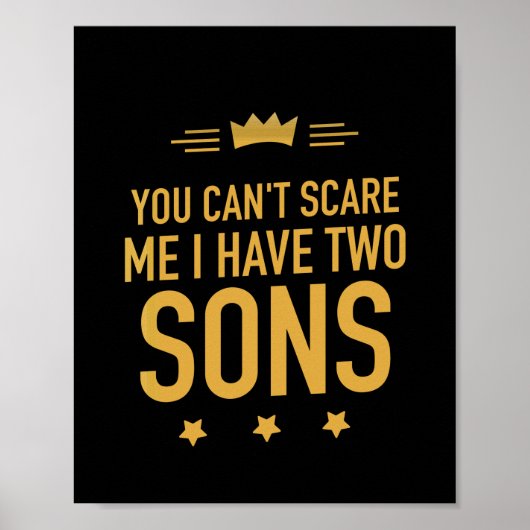 Boy son Funny mothers day gift for mother her mom Poster (Vorne)