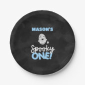 Boy Spooky Ein Geburtstag Teller (Vorderseite)