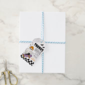 Boy Spooky Halloween Geburtstags Gefälligkeitstags Geschenkanhänger (Mit Garn)