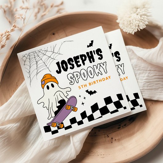 Boy Spooky Halloween Geburtstagsparty Napkins Serviette