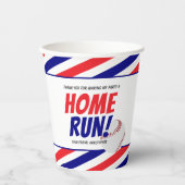 Boy Sports Baseball Geburtstagsparty Pappbecher (Vorderseite)