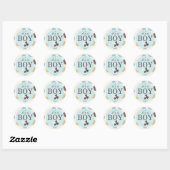 Boy Square Sticker C (Blatt)