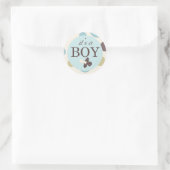 Boy Square Sticker C (Tasche)