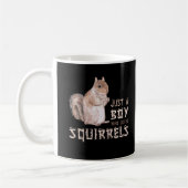 Boy Squirrel Lover Kaffeetasse (Links)