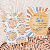 Boy Sunshine Baby Dusche Einladung