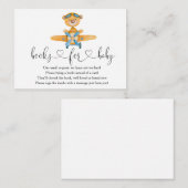 Boy-Teddy-Bärenbücher für Baby Begleitkarte (Vorne/Hinten)