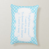 Boy Teddy Bear and Hearts Dekokissen (Rückseite(Vertikal))