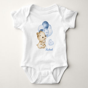 Boy Teddy Bear Baby Bear Baby Bodysuit Strampler
