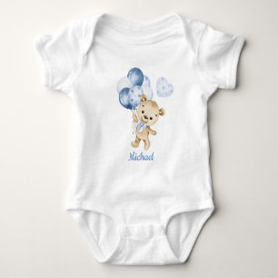 Boy Teddy Bear Baby Bear Baby Bodysuit Strampler