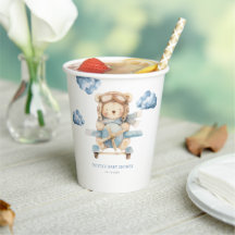 Boy Teddy Bear Baby Dusche