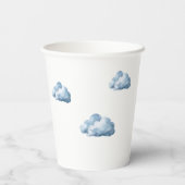 Boy Teddy Bear Baby Dusche Pappbecher (Rückseite)