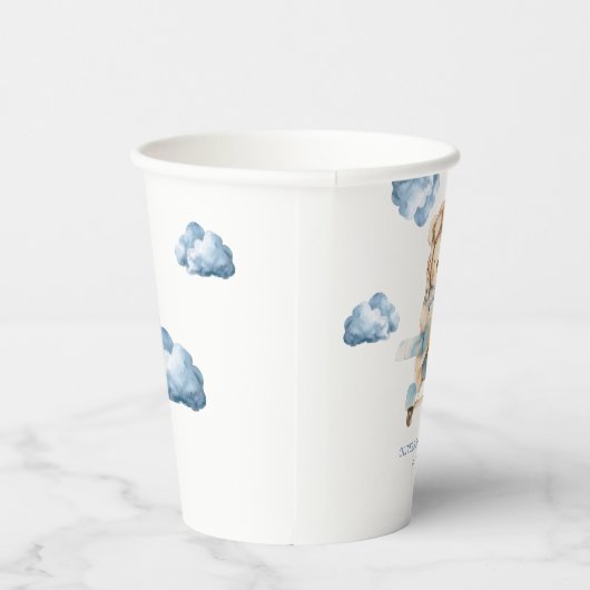 Boy Teddy Bear Baby Dusche Pappbecher (Rechts)