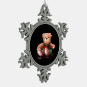 Boy Teddy Bear Ornament (Links)