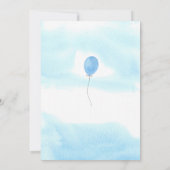 Boy Teddy Bear We Can Bearly Wait Baby Shower Einladung (Rückseite)