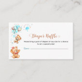 Boy Teddy Bear wir können frühes Abwarten Baby Dus Begleitkarte (Vorderseite)