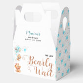 Boy Teddy Bear wir können frühes Abwarten Baby Dus Geschenkschachtel (Geöffnet)