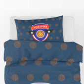 Boy Teen Basketball Ball Sport Blue Red Athlete Kissenbezug