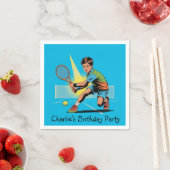 Boy Tennis Geburtstagsparty Serviette (Beispiel)