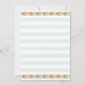 Boy Tirbal Aztec Boho Wild Einladung zum Geburtsta (Rückseite)