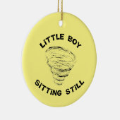 Boy Tornado Keramik Ornament (Rechts)