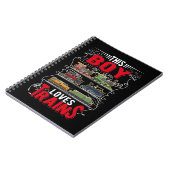 Boy Train Kids Locomotive Notizblock (Linke Seite)