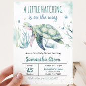 Boy Turtle Baby Shower Einladung