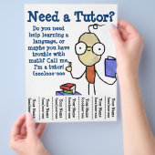 Boy Tutor Flyer (Hand)