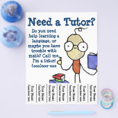 Boy Tutor Flyer (Einzeln)