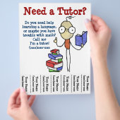 Boy Tutor Flyer-2 Flyer (Hand)
