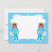 Boy Twins Dusche oder Ankündigung (Rückseite)