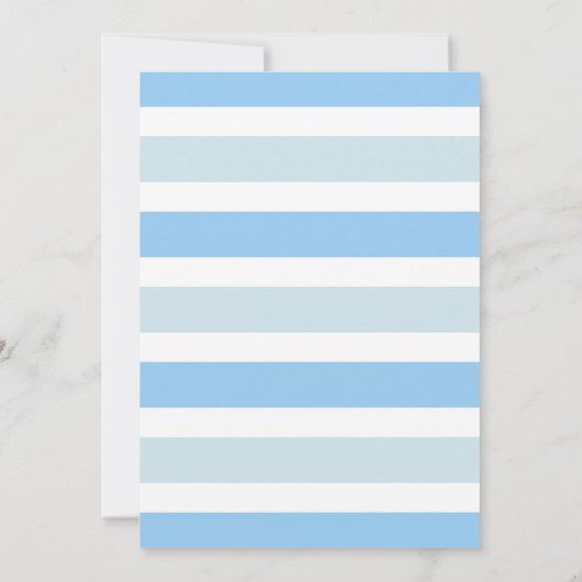 Boy Twins Teddy Bear Baby Shower Einladung (Rückseite)