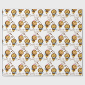 Boy und Girl Bees Sweet as Honey Geschenkpapier (Flach)