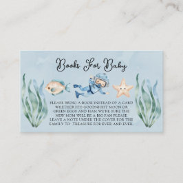 Boy Under Sea Boy Books for Baby Begleitkarte