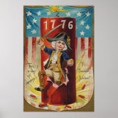 Boy Uniform Fireworks Firecracker Explosion Poster (Vorne)