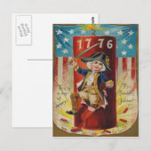 Boy Uniform Fireworks Firecracker Explosion Postkarte (Vorne/Hinten)