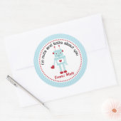 Boy Valentine Stickers (Roboter mit Herz) (Umschlag)