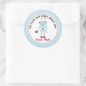 Boy Valentine Stickers (Roboter mit Herz) (Tasche)