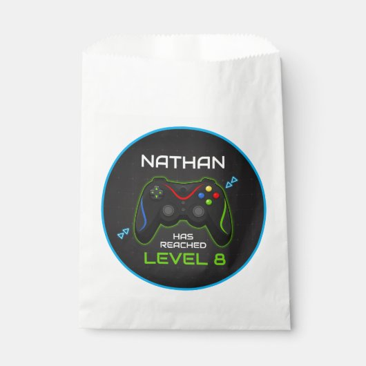 Boy Video Game Birthday Gamer Geschenktütchen (Vorderseite)