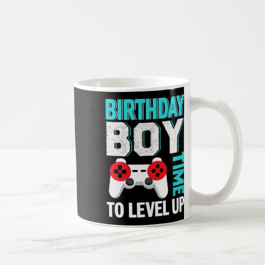 Boy Video Game Geburtstagsparty Kaffeetasse (Rechts)